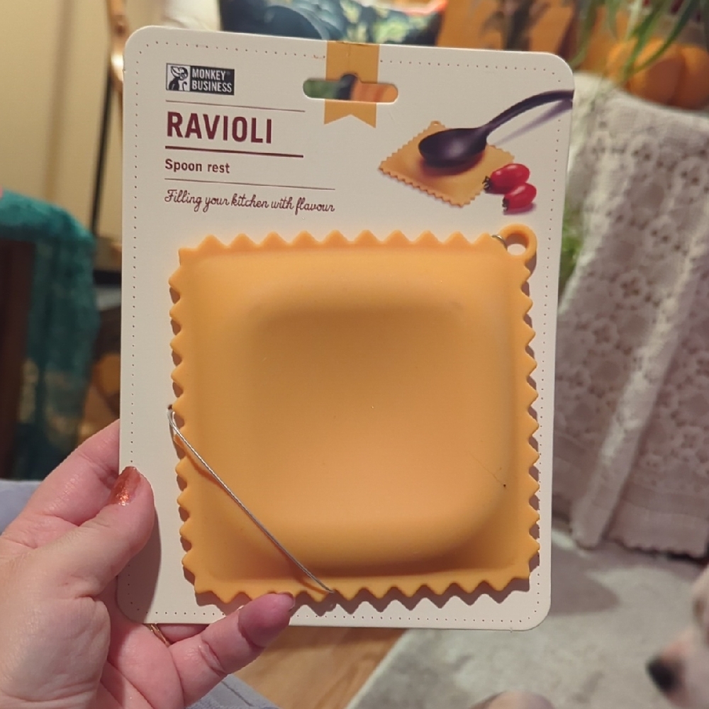 Ravioli Spoon Rest - Yellow